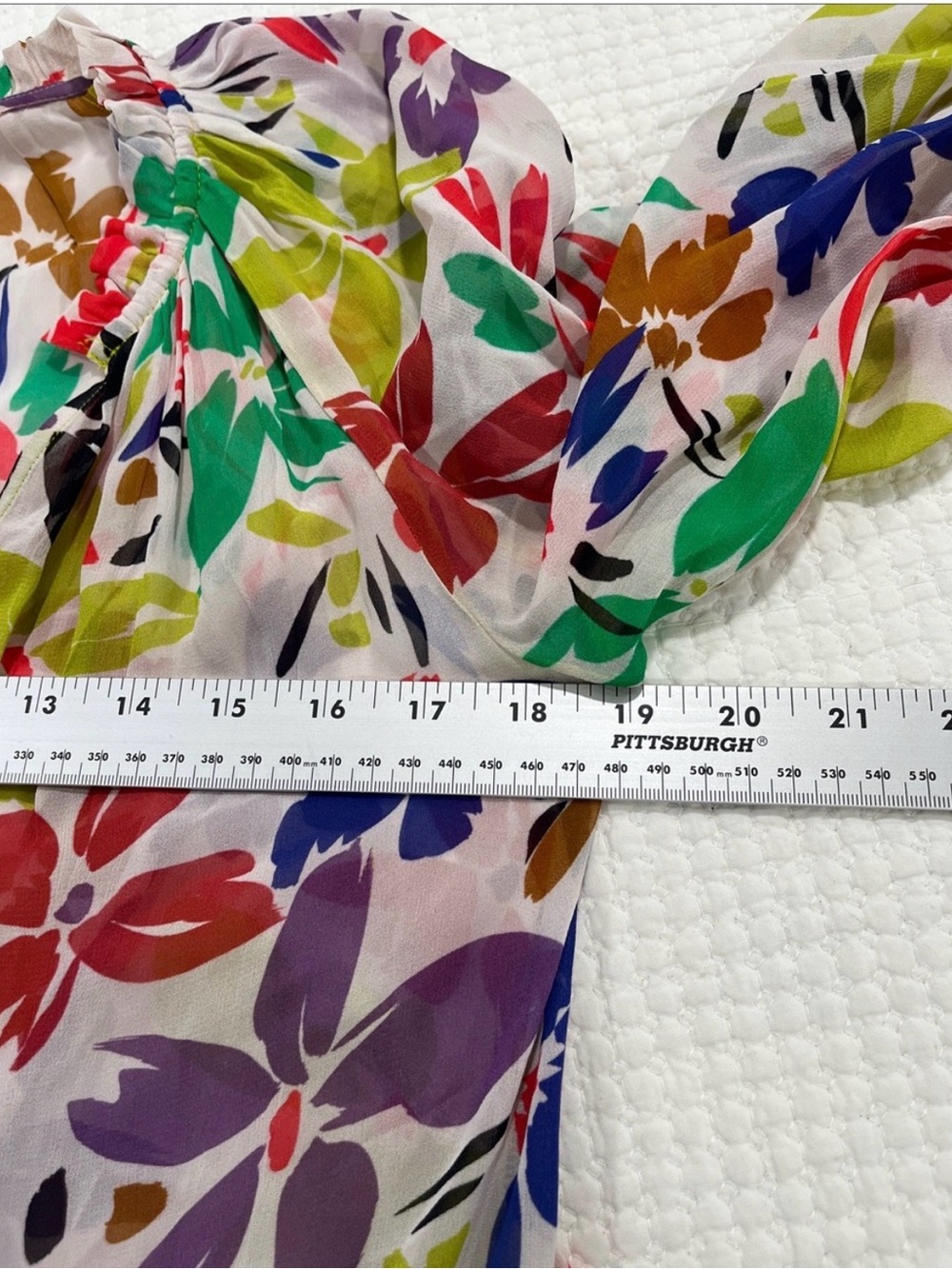 Anthropologie Velvet by Graham & Spencer Serena Floral Maxi Dress Small Boho - Picture 6 of 10